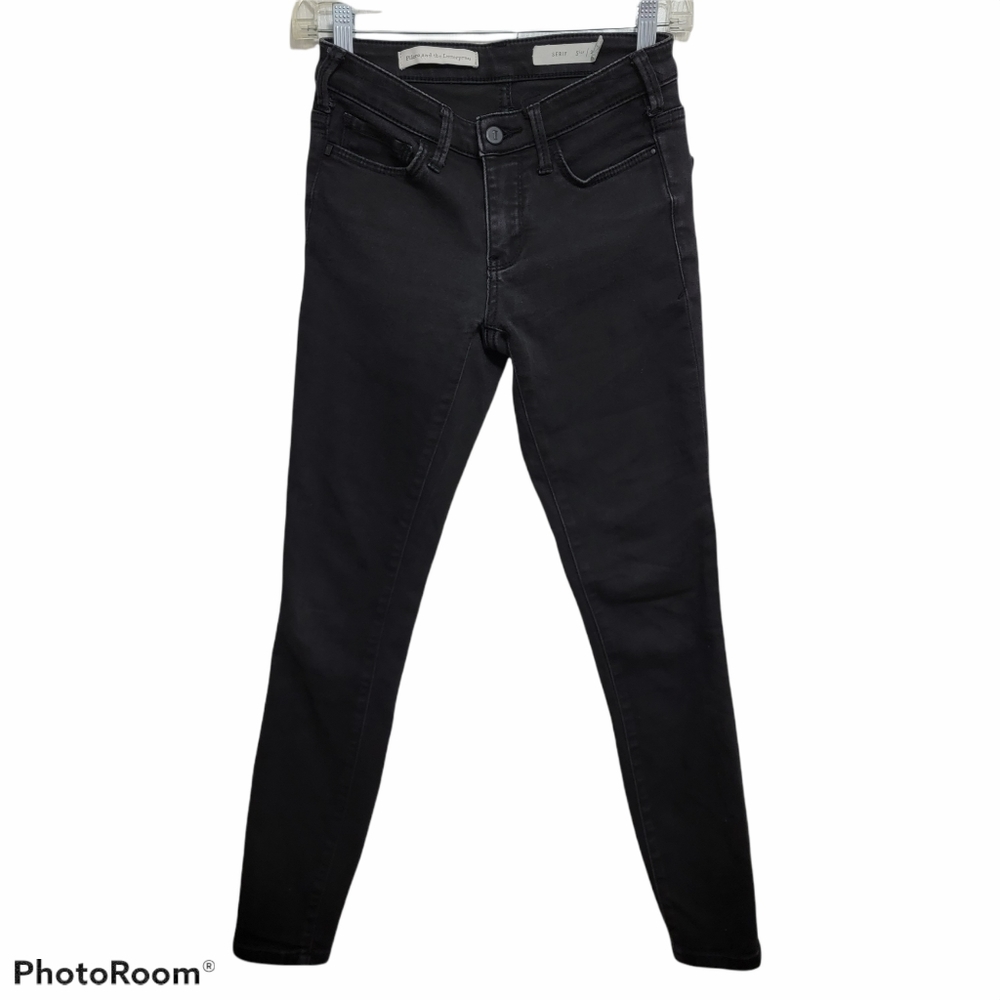 Pilcro Skinny Jeans black denim Size 25